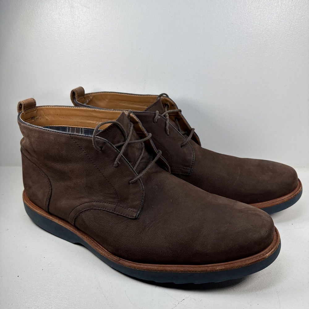 Clarks Mens Hommes Shoes Casual Lace Up Beeswax Brown Size 13M Boots - Picture 2 of 14